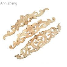 Embossed Flower Design Wood large flower appliques